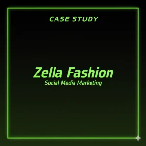Social media marketing project for Zella Fashion jewellery brand
